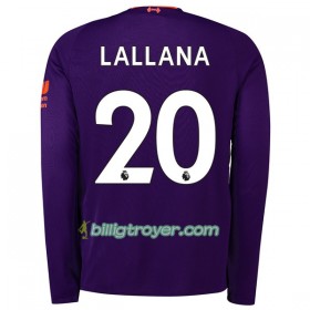 Billige Fotballdrakter Liverpool Lallana 20 Bortedraktsett 2018/19 Langermet